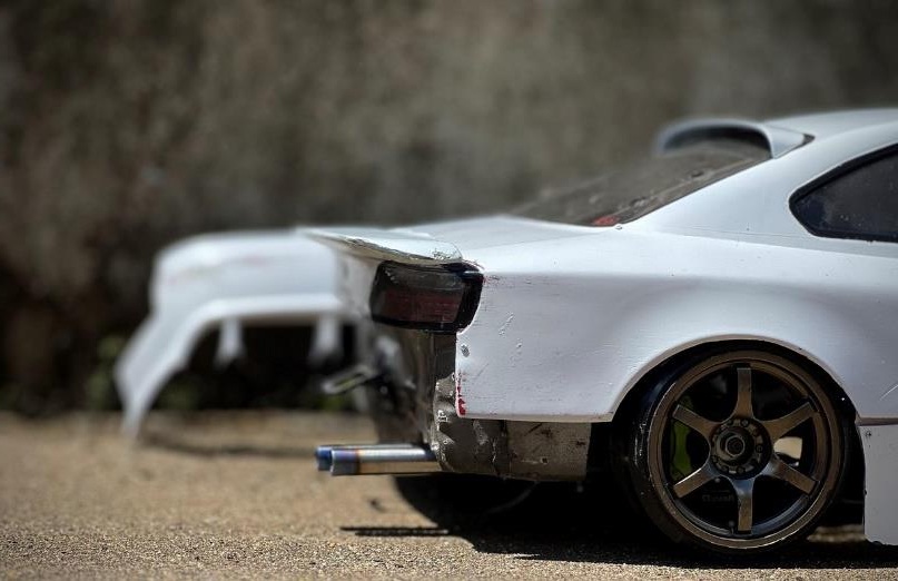 Step Dual Right Side Long Muffler 8mm