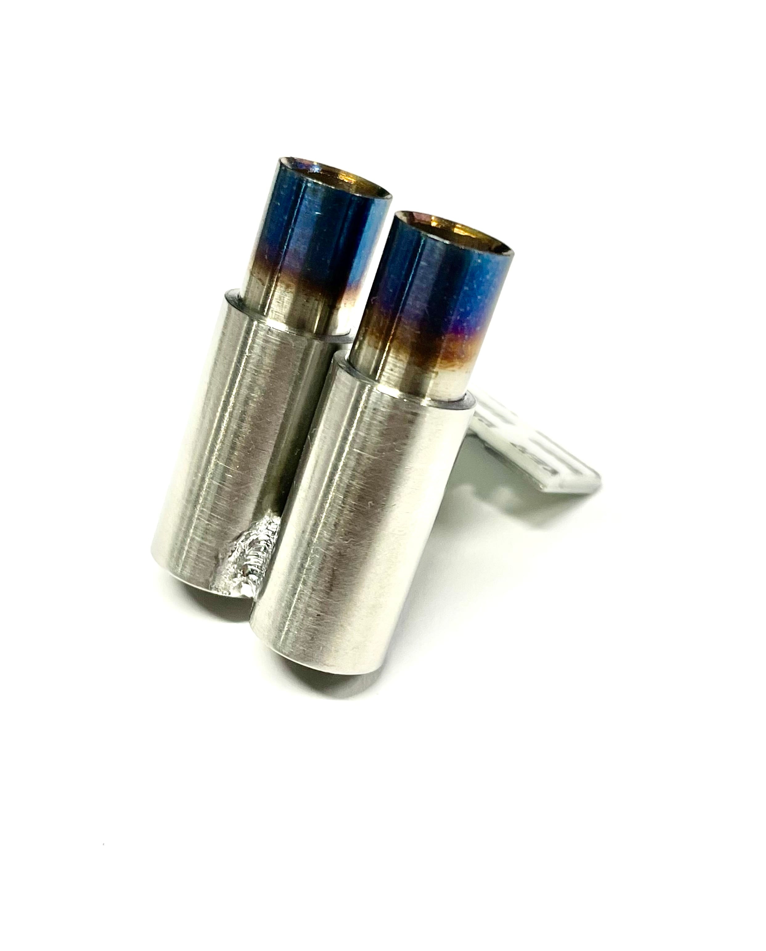 Parallel Dual Bullet Muffler 8mm