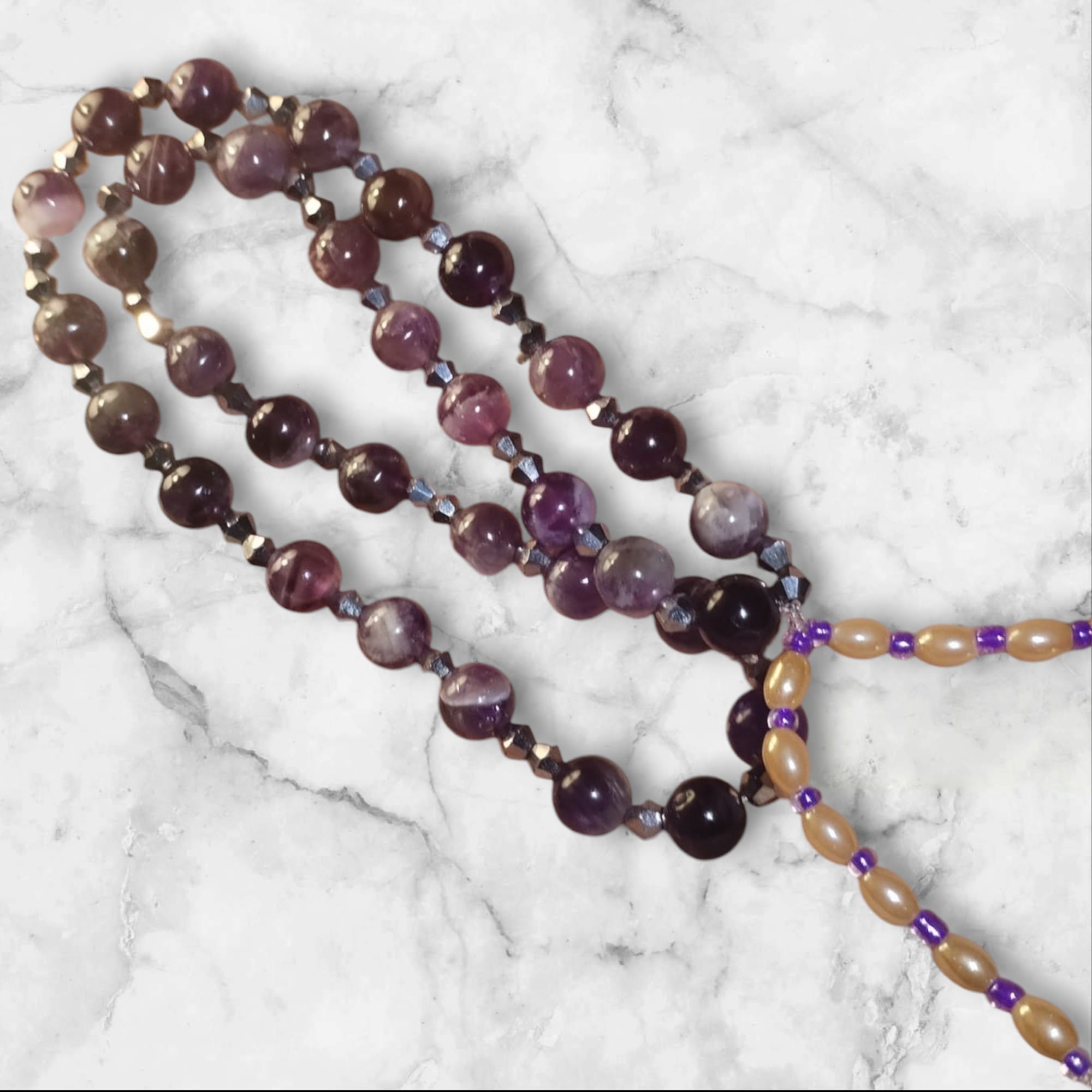 Chapelet Tasbih 33 Perles Améthyste
