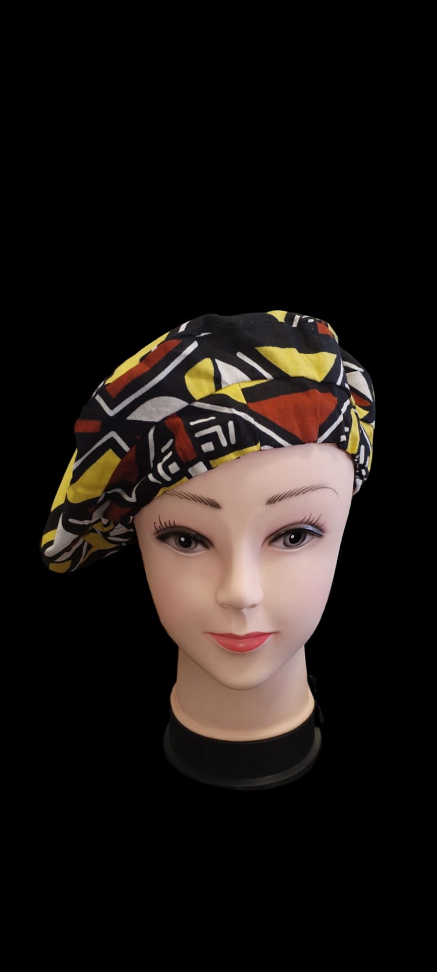  Béret en Wax Réversible 2 en 1