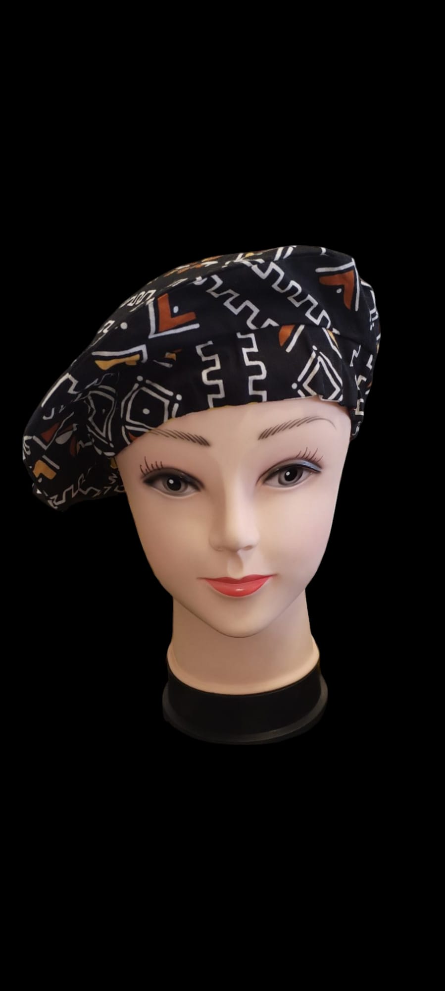  Béret en Wax Réversible 2 en 1