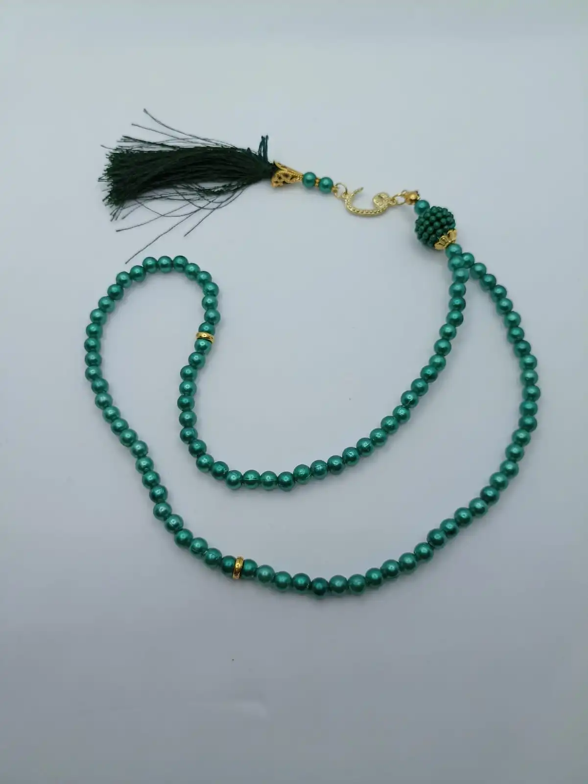 Chapelet Tasbih Elégant 99 Perles Verts 