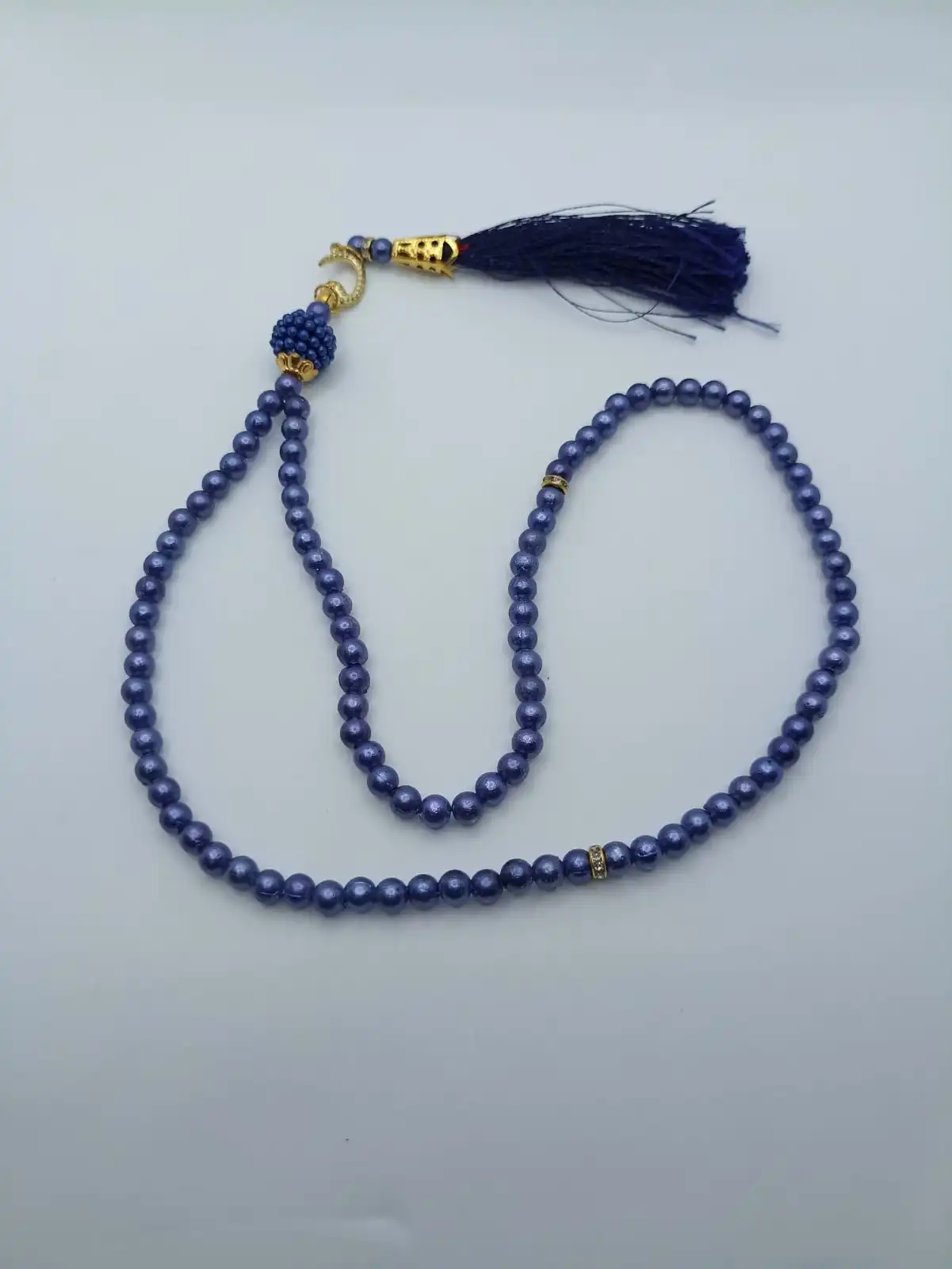 Chapelet Tasbih 99 Perles Bleu 