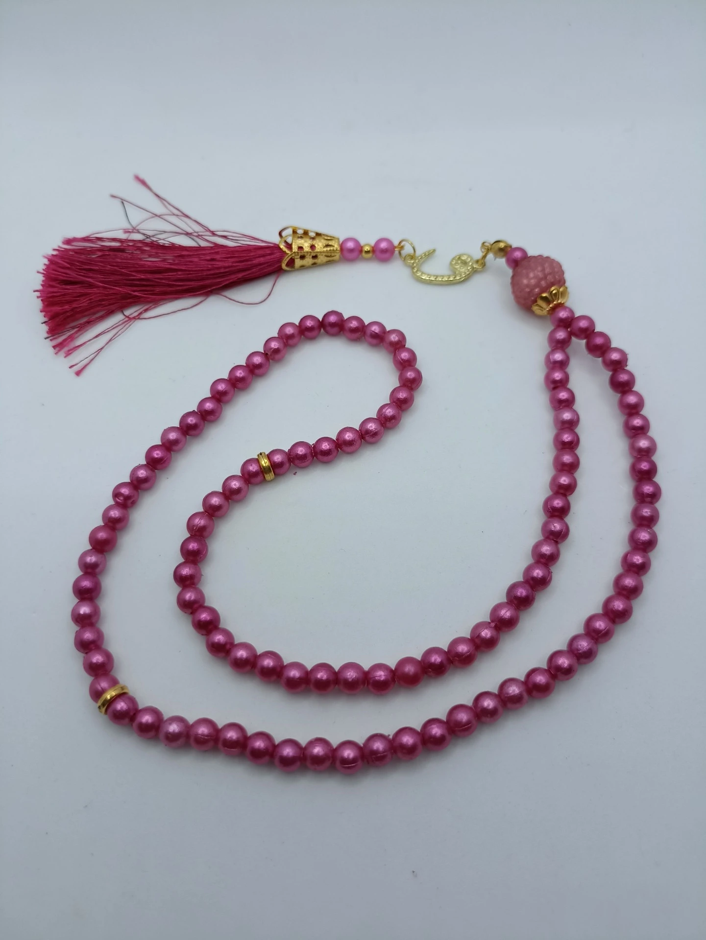 Chapelet Tasbih 99 Perles Fushia