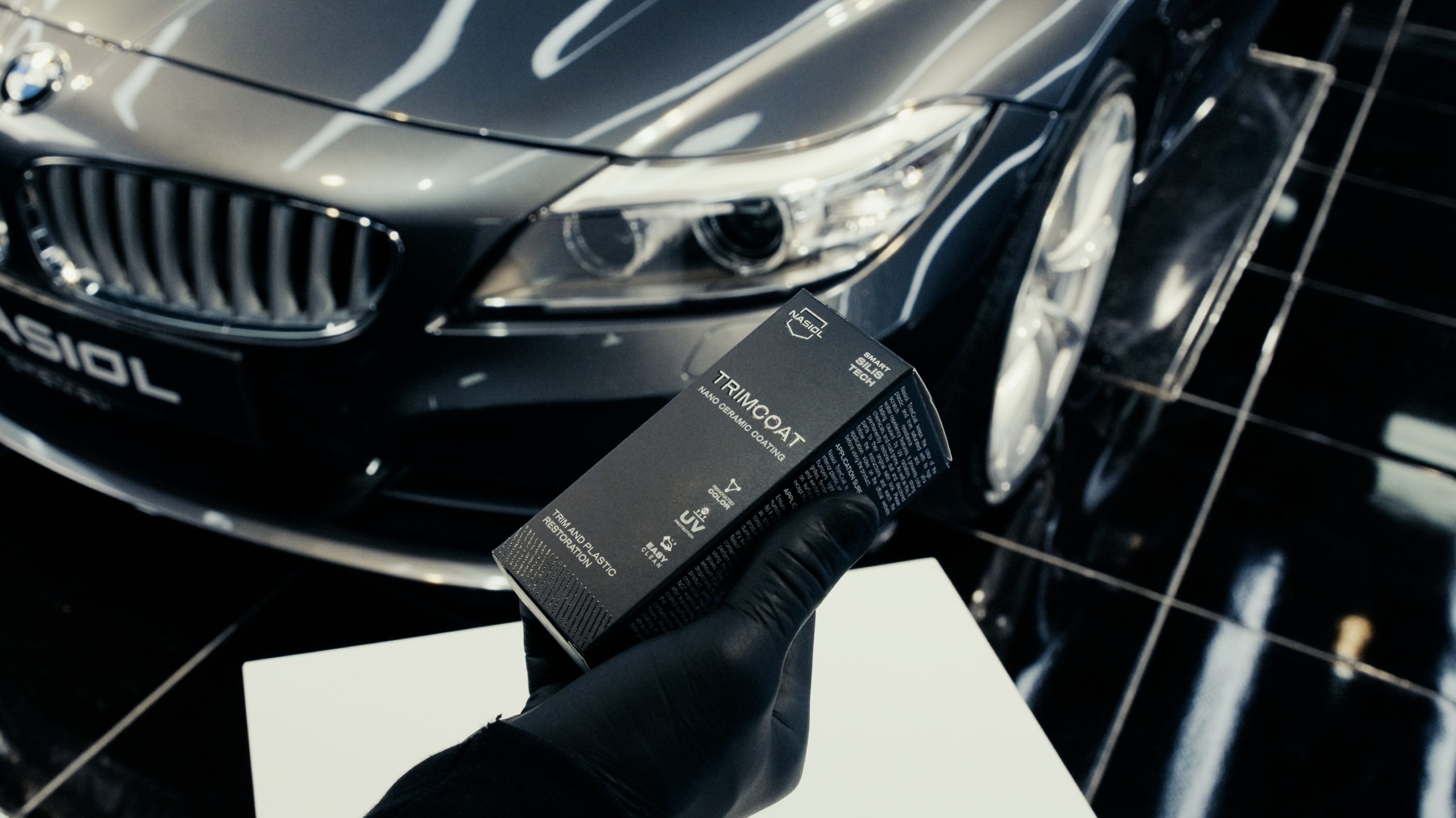 Nasiol TrimCoat – Nano keramikos danga automobilių plastiko atnaujinimui ir apsaugai