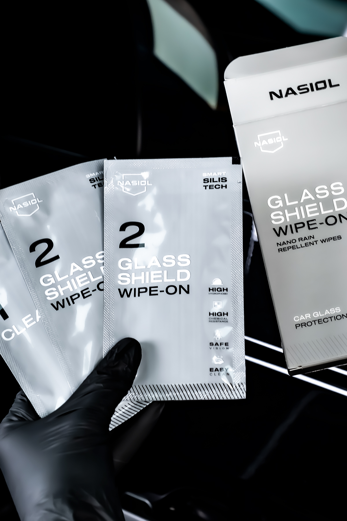 GLASSHIELD WIPE ON – SERVETĖLĖS
