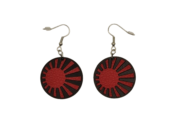 Boucles d'oreilles fantaisies "Soleil Levant"