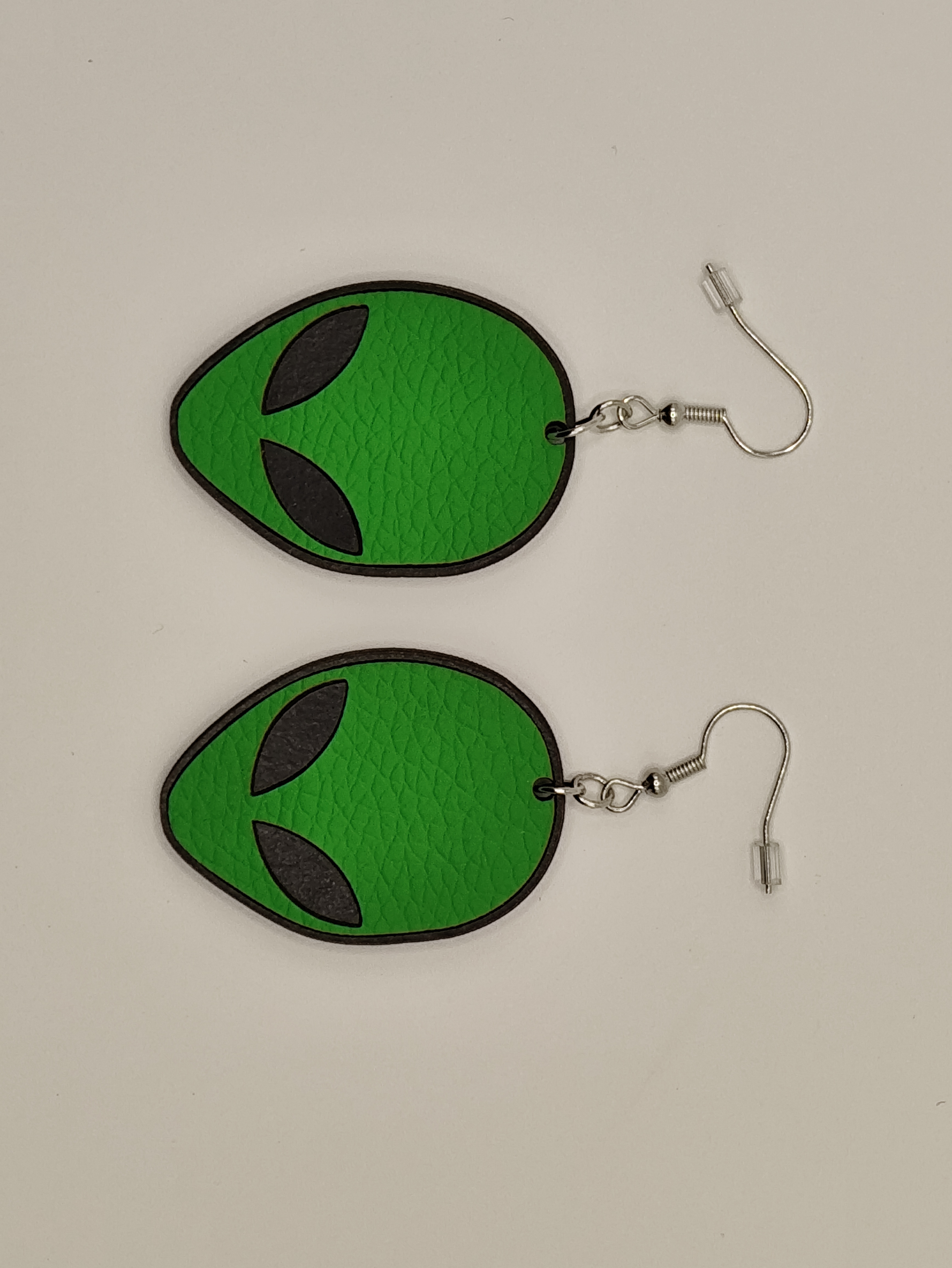 Boucles d'oreilles fantaisies "Alien Face"
