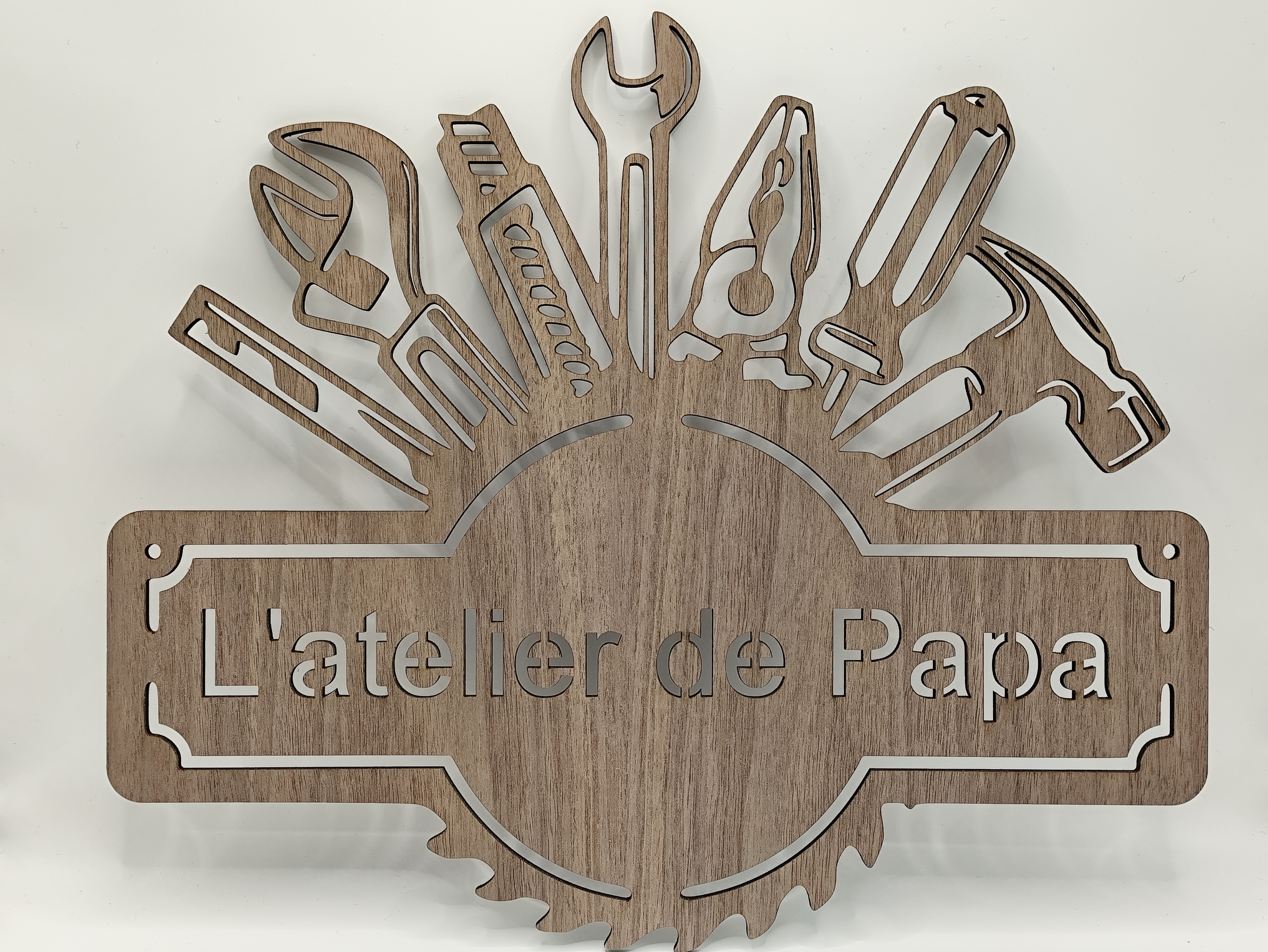 Enseigne en bois personnalisée