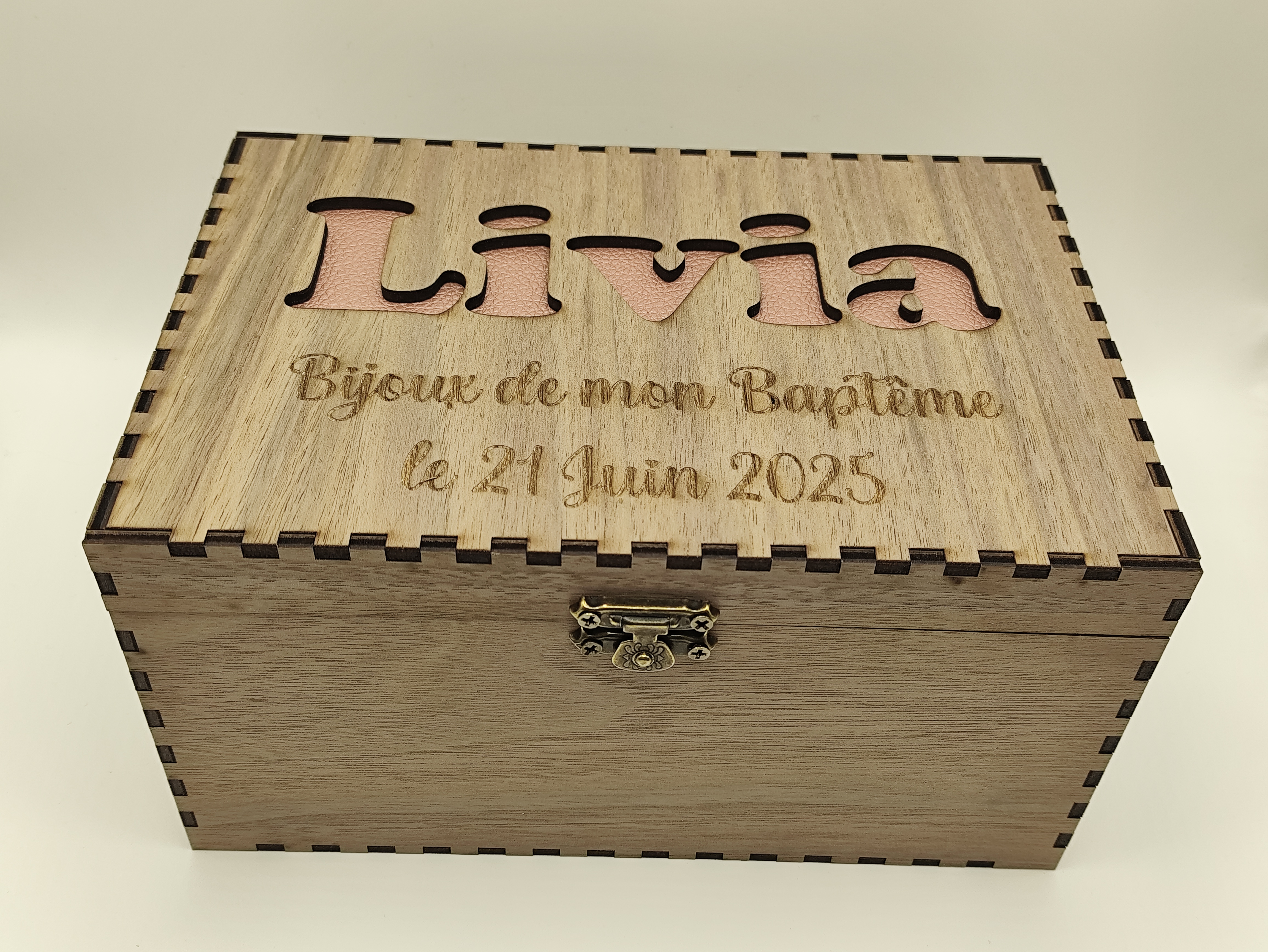 Boîte à bijoux personnalisée