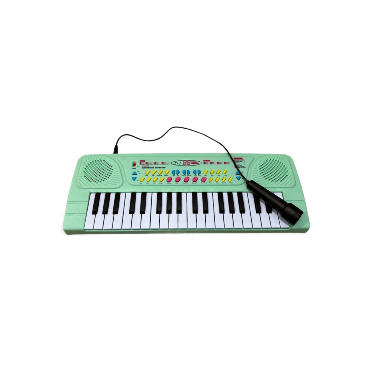 Elektroninis pianinas su mikrofonu