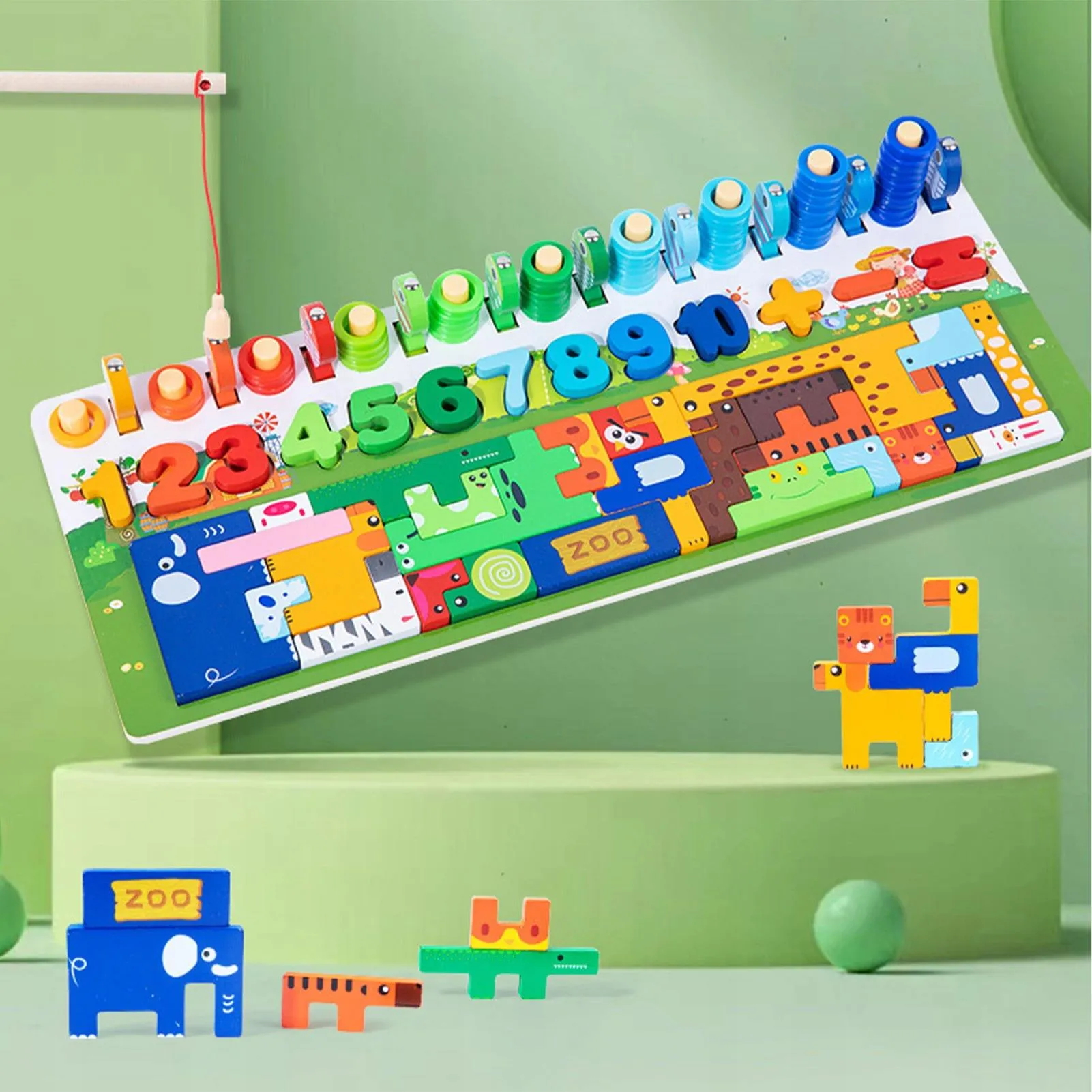 Medinis edukacinis žaidimas 6in1