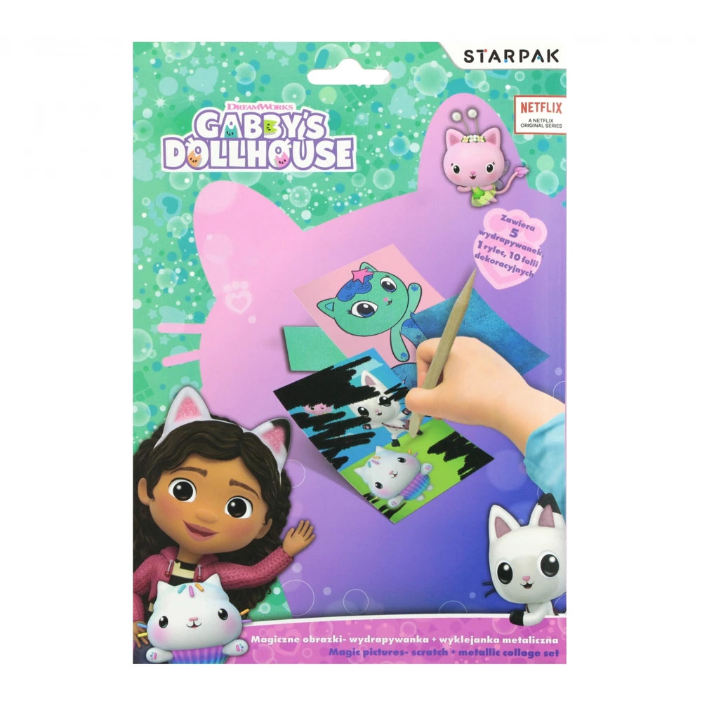 Gabby’s Dollhouse magiškų paveikslėlių rinkinys