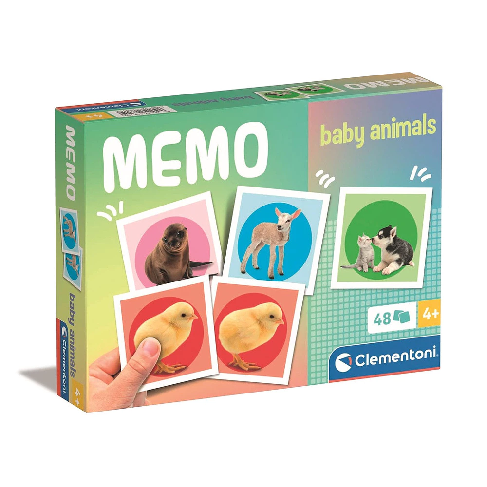 MEMO atminties kortelės su gyvūnų paveiksliukais