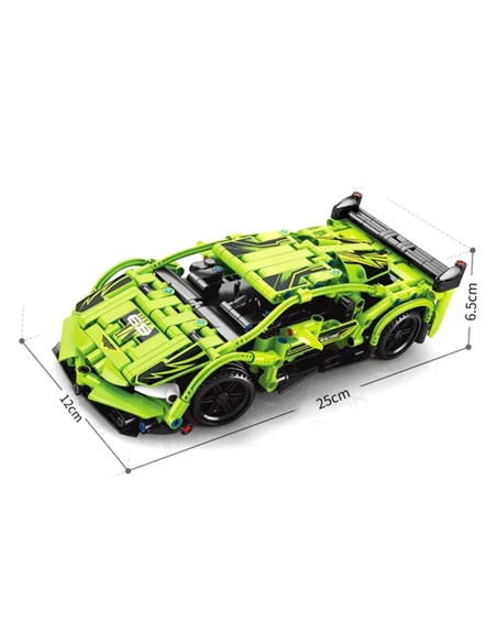 Konstruktorius RC žalias automobilis Come alive