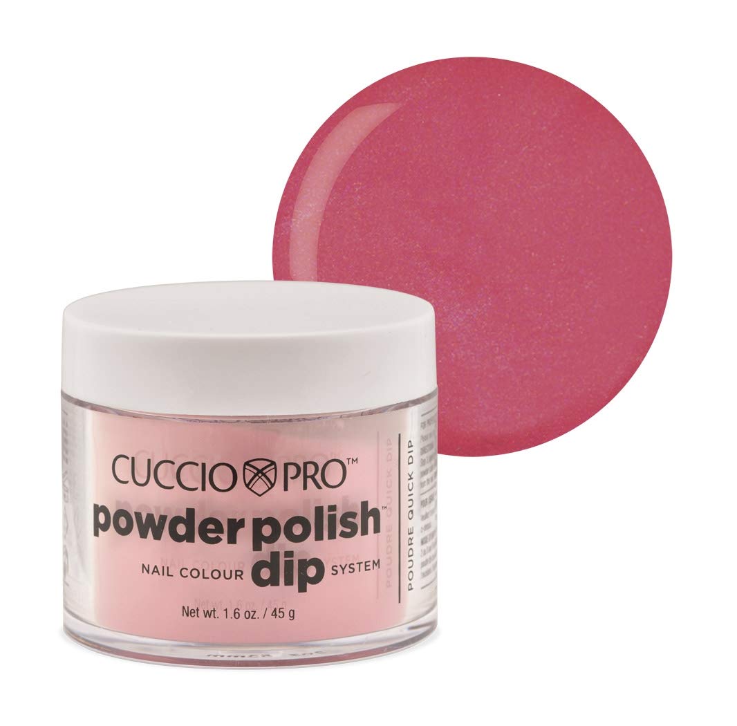 Cuccio Pro Cuccio Pro Powder Polish Nail Colour Dip System - Rose With Shimmer 2 Oz, 2 Ounce