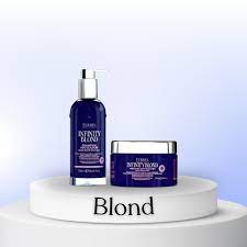 Infinity Blond Shampoo and Mask with Cuticle Restorer