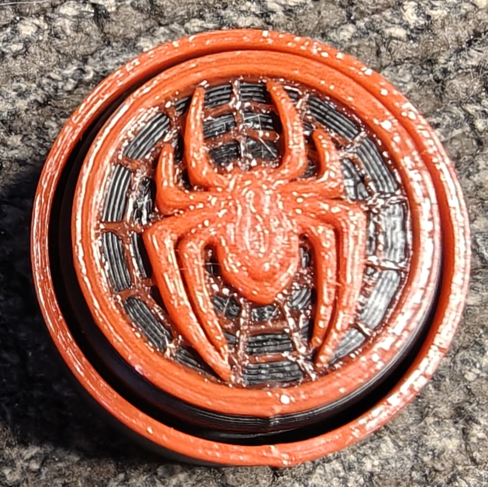 3D Printed Spider Emblem