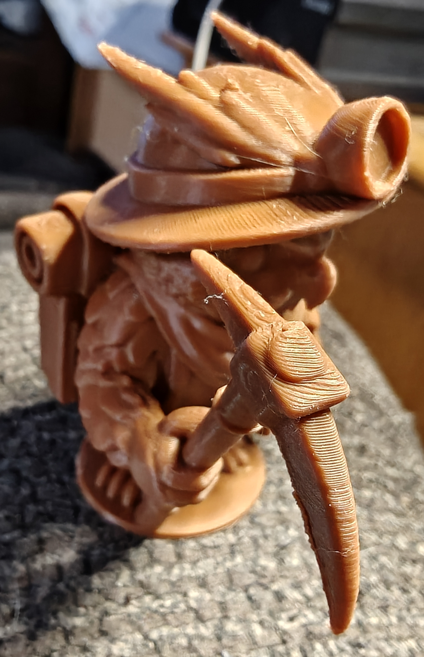 3D Printed Fantasy Owl Miner