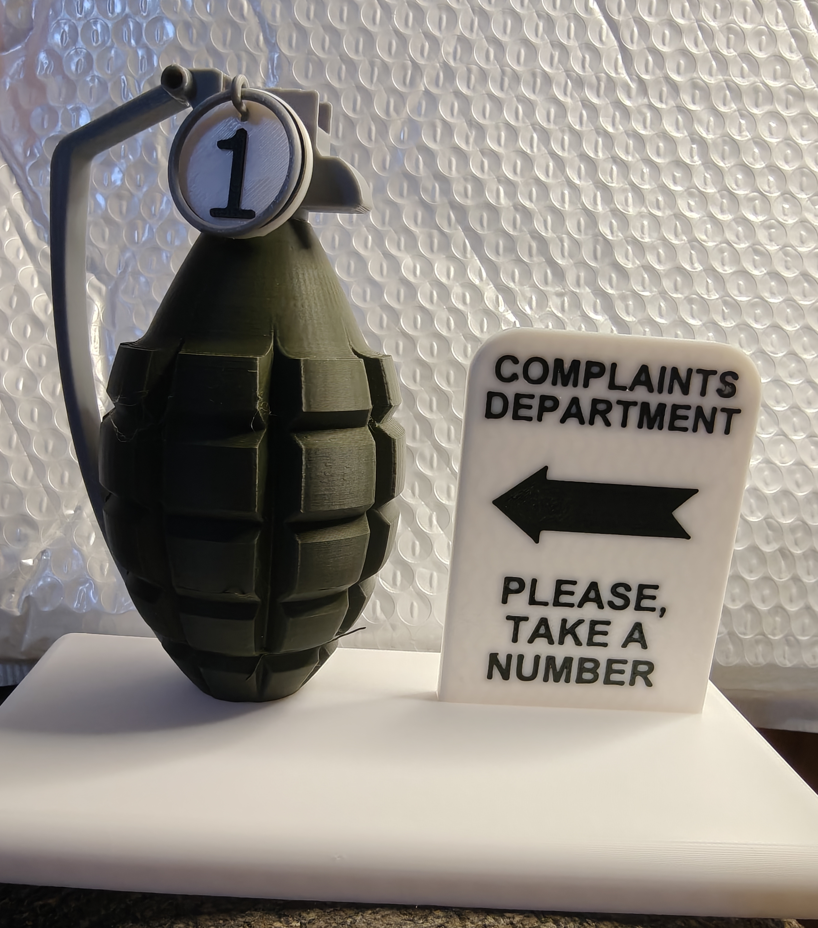 Complaint Department Desk Ornament