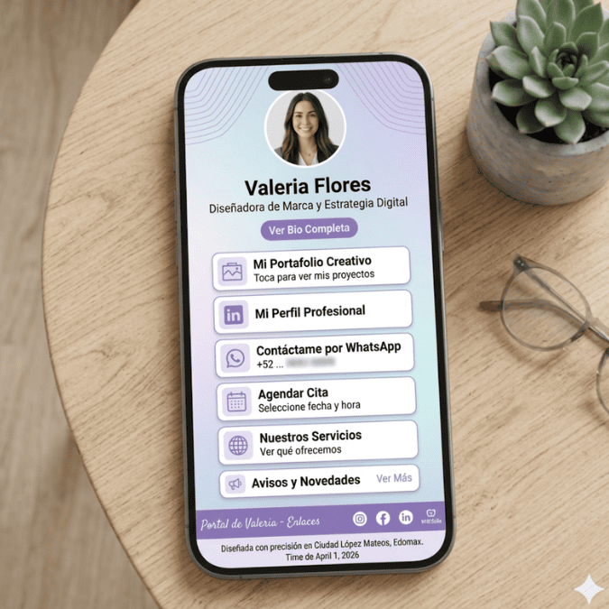 🚀Tarjeta digital tipo “link en bio”