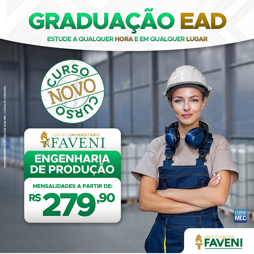 ENGENHARIA DE PRODUÇÃO – Bacharel EAD