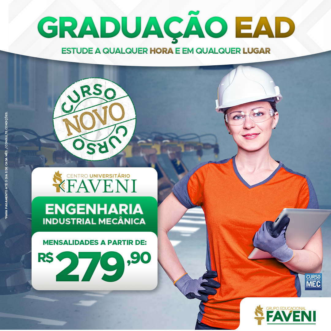 ENGENHARIA INDUSTRIAL MECÂNICA – Bacharel EAD