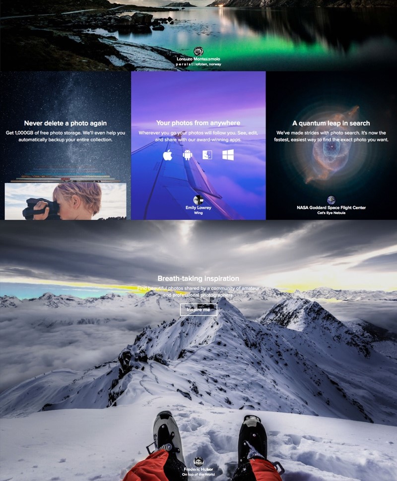 Landing Page - Base Website