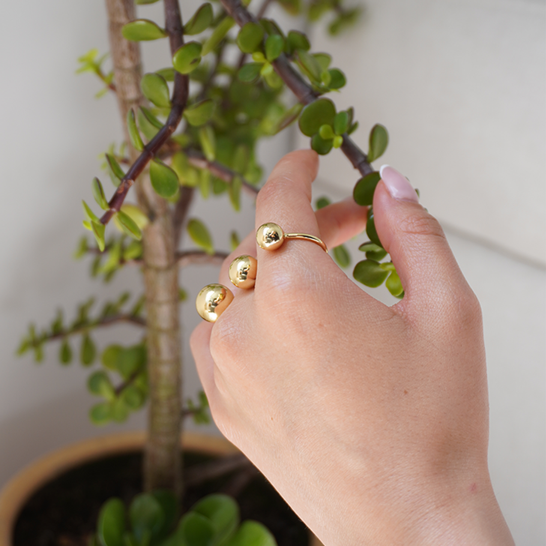 Anillo Balin Flotante