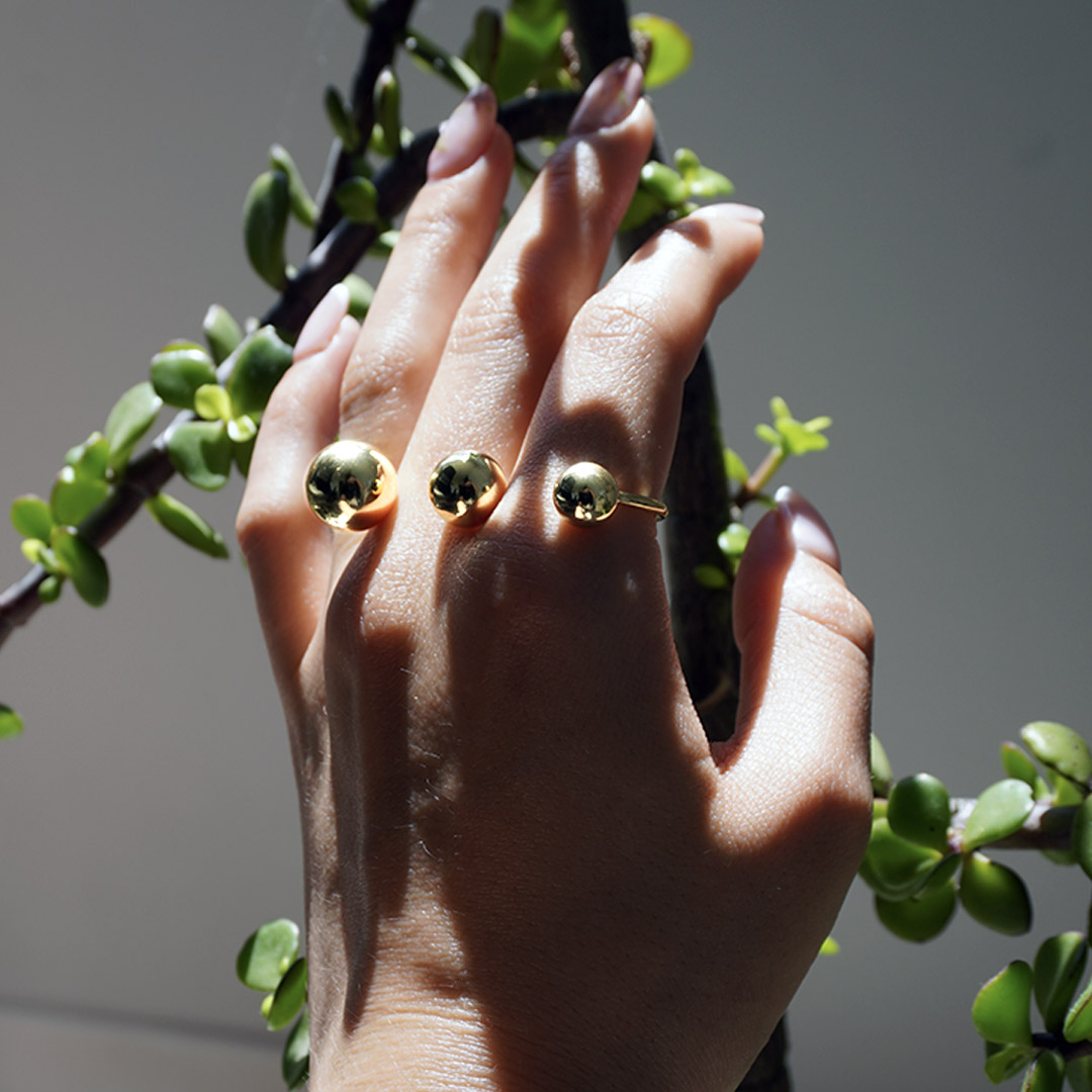 Anillo Balin Flotante