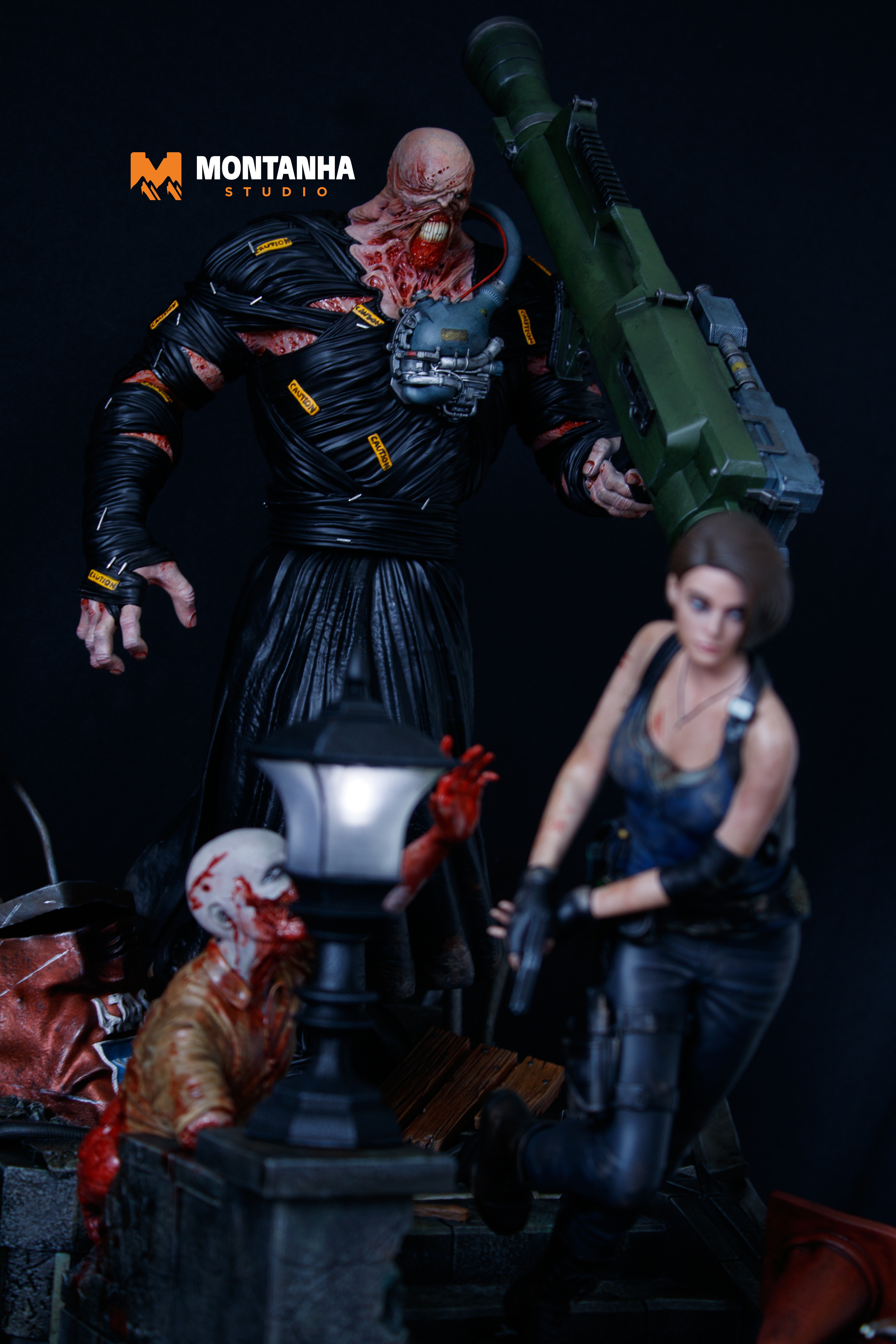 Zombie City Chaos Diorama