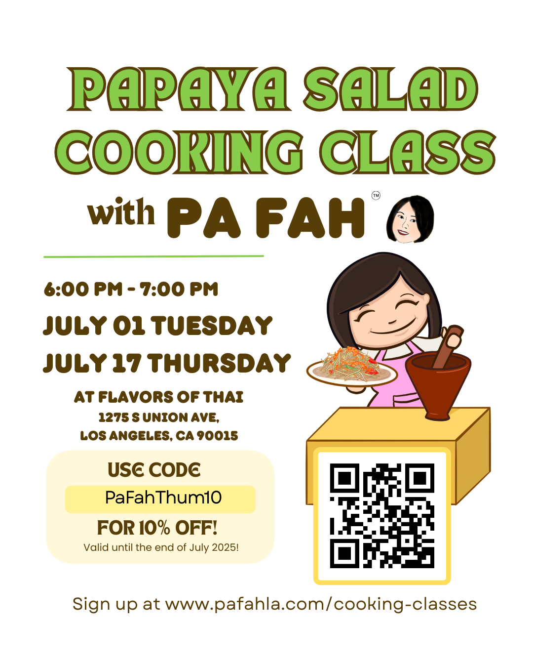 Cooking with Pa Fah