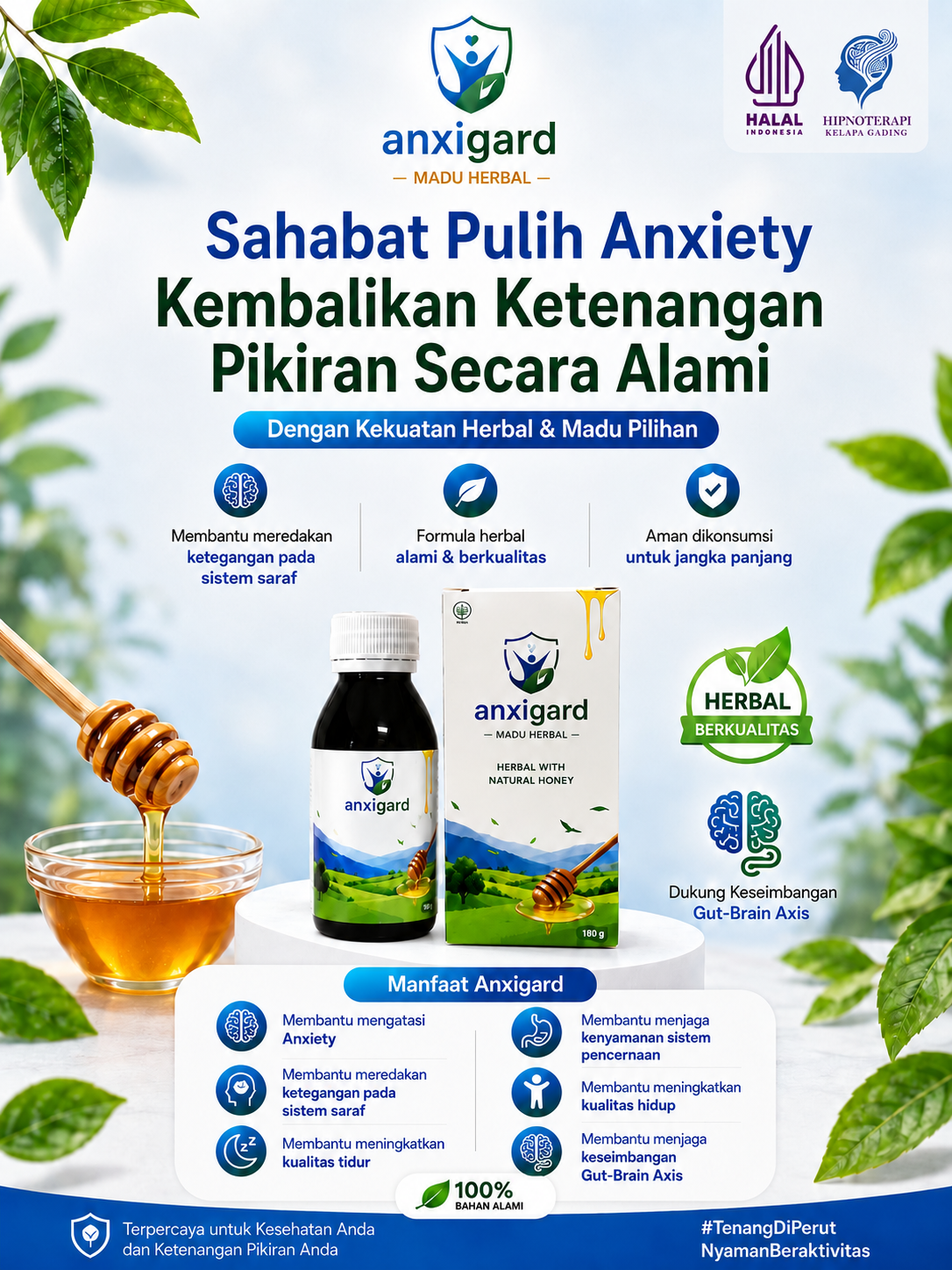 Anxigard Madu Herbal