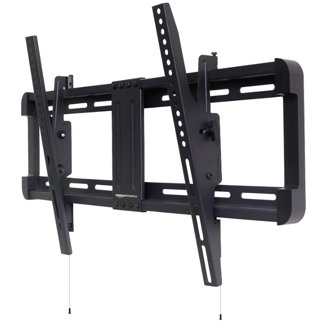  Tilt TV Wall Mount with Horizontal Post Installation Leveling for 32-Inch to 86-Inch TVs, Black