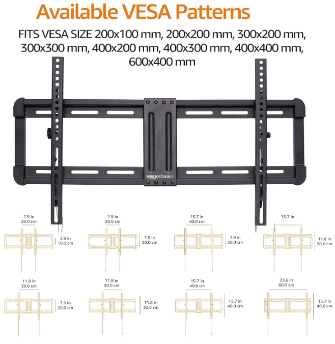  Tilt TV Wall Mount with Horizontal Post Installation Leveling for 32-Inch to 86-Inch TVs, Black