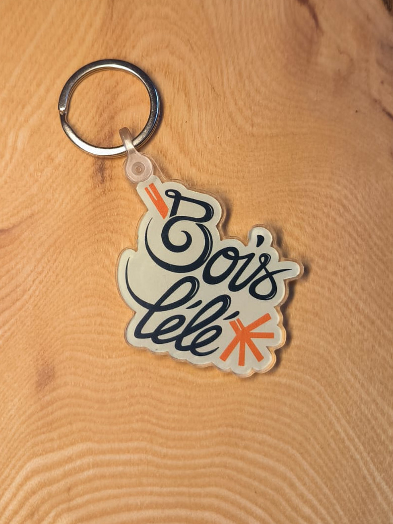 Porte clefs Bois lélé