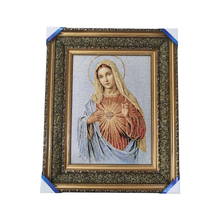 Cuadro religioso enmarcado
