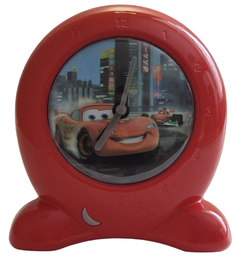  DISNEY PIXAR CARS LIGHTNING McQUEEN laikrodis su šviesele