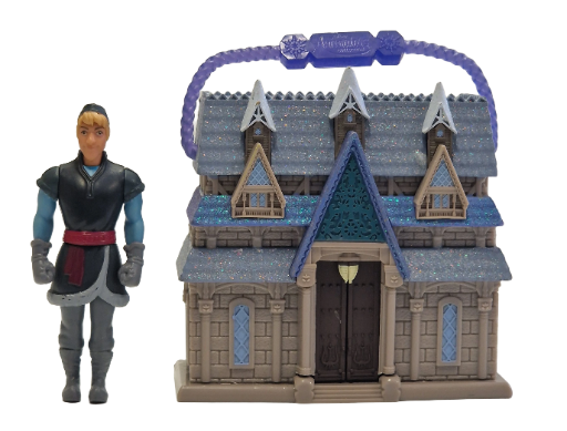 Frozen  mini žaidimų namas ir Disney Frozen Kristoff figūrėlė