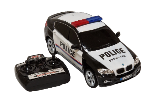 Nuotolinio valdymo policijos automobilis "BMW X6"