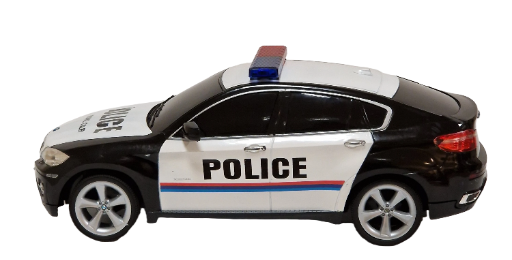 Nuotolinio valdymo policijos automobilis "BMW X6"