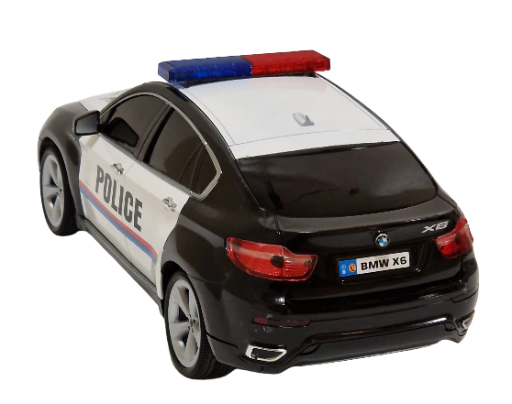 Nuotolinio valdymo policijos automobilis "BMW X6"