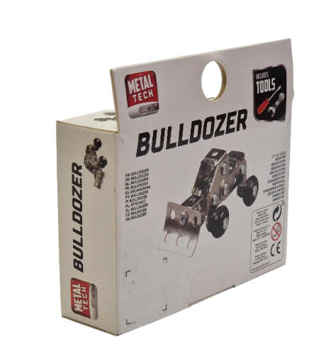 Mini konstruktorius bulldozer
