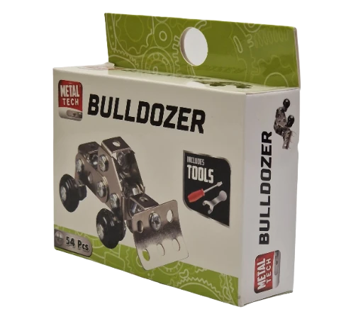 Mini konstruktorius bulldozer