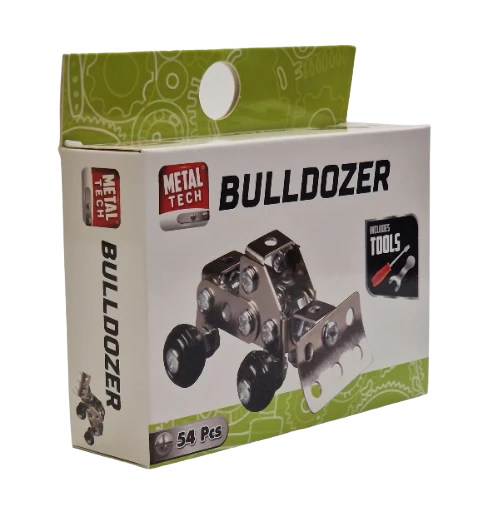 Mini konstruktorius bulldozer