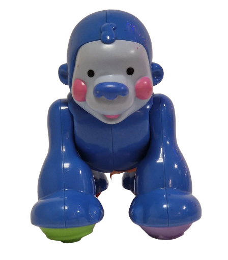 Fisher Price mėlynas beždžionėlės žaislas