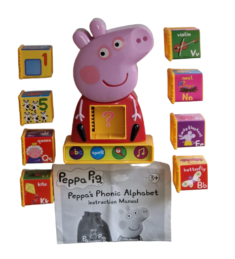 Peppa Pig foninė abecelė lavinantis žaislas