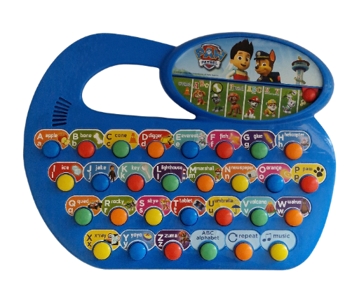 Paw Patrol My Alphabet lenta  mokomasis vaikiškas žaislas (anglų k.)