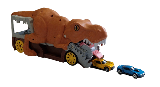 Automobilių paleidimo sunkvežimis „Dinozauras“