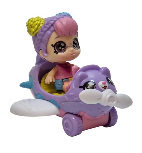 Kindi Kids Minis RAINBOW KATE violetinis Lėktuvas su sraigtu
